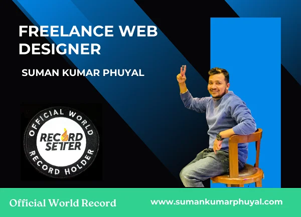 World record holder web designer certificate